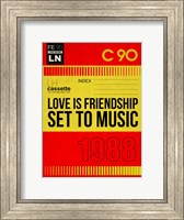 Love Is Friendship Set To Music Fine Art Print