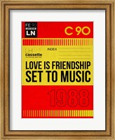 Love Is Friendship Set To Music Fine Art Print