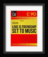 Love Is Friendship Set To Music Fine Art Print