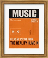 Music Is Escape Fine Art Print