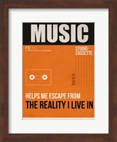 Music Is Escape Fine Art Print