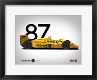 1987 Lotus 99T Fine Art Print