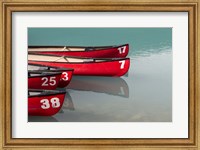 Canoes on the Lake Fine Art Print