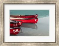 Canoes on the Lake Fine Art Print