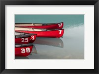 Canoes on the Lake Fine Art Print