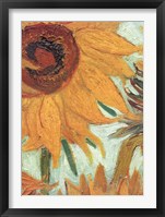 Vase with Twelve Sunflowers, .c1888 (detail) Fine Art Print