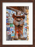 Wooden Cowboy Fine Art Print