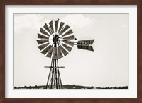 Bird on a Windmill Fine Art Print