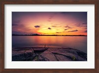 Sunset Over the St. Lawrence River Fine Art Print