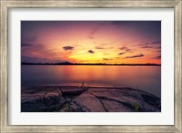 Sunset Over the St. Lawrence River Fine Art Print