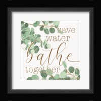 Mint Save Water Fine Art Print