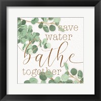 Mint Save Water Fine Art Print