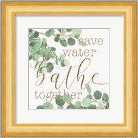 Mint Save Water Fine Art Print