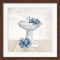 Blue Bath 3 Fine Art Print