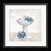 Blue Bath 3 Framed Print