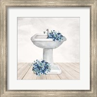 Blue Bath 3 Fine Art Print