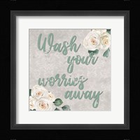 Carefree Bath 2 Framed Print