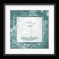 Calm Teal Vintage Sink Fine Art Print