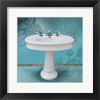 Aqua Sink Fine Art Print