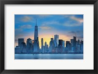 Winter Sunrise New York City Framed Print