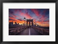 Brooklyn Sunset Framed Print