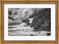 Noreaster at Otter Cliff Fine Art Print