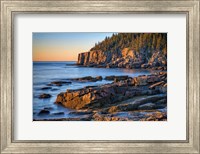 Morning Light on Otter Cliff Fine Art Print