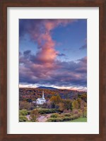 Autumn Dusk at Stowe Fine Art Print