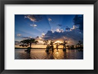 Sunset on Lake Martin Framed Print