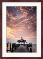 Dawn at Roanoke Marshes Lighthouse Fine Art Print