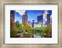 Central Park South from Gapstow Bridge Fine Art Print
