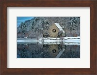 Newfallen Snow at the Old Stone Church Fine Art Print