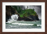 Spring Storm at Cape Disappointment Fine Art Print