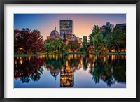 Autumn Twilight in Boston Fine Art Print