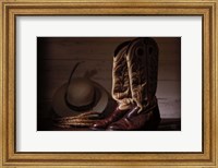 Cowboy Boots X Warm Fine Art Print