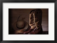 Cowboy Boots X Warm Fine Art Print