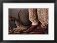 Cowboy Boots XI Framed Print