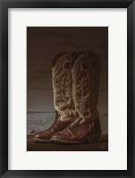 Cowboy Boots VIII Framed Print