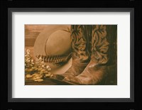 Cowboy Boots V Framed Print