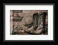 Cowboy Boots III Framed Print