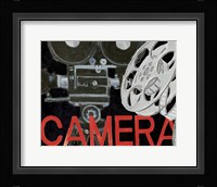 Lights Camera Action II Framed Print