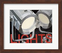 Lights Camera Action I Fine Art Print