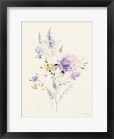 Lilac Season I Pastel Framed Print