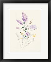 Lilac Season II Pastel Framed Print
