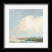Colorful Horizon II Blue Framed Print