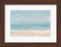 Splatter Beach I Neutral Fine Art Print
