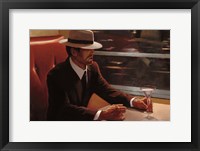 Dry Martini Dining Car Framed Print