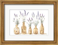 Lavender in Amber Glass Fine Art Print