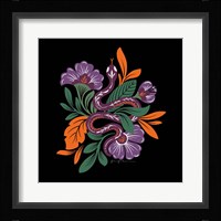 Lush Life III Black and Orange Fine Art Print