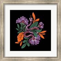 Lush Life III Black and Orange Fine Art Print